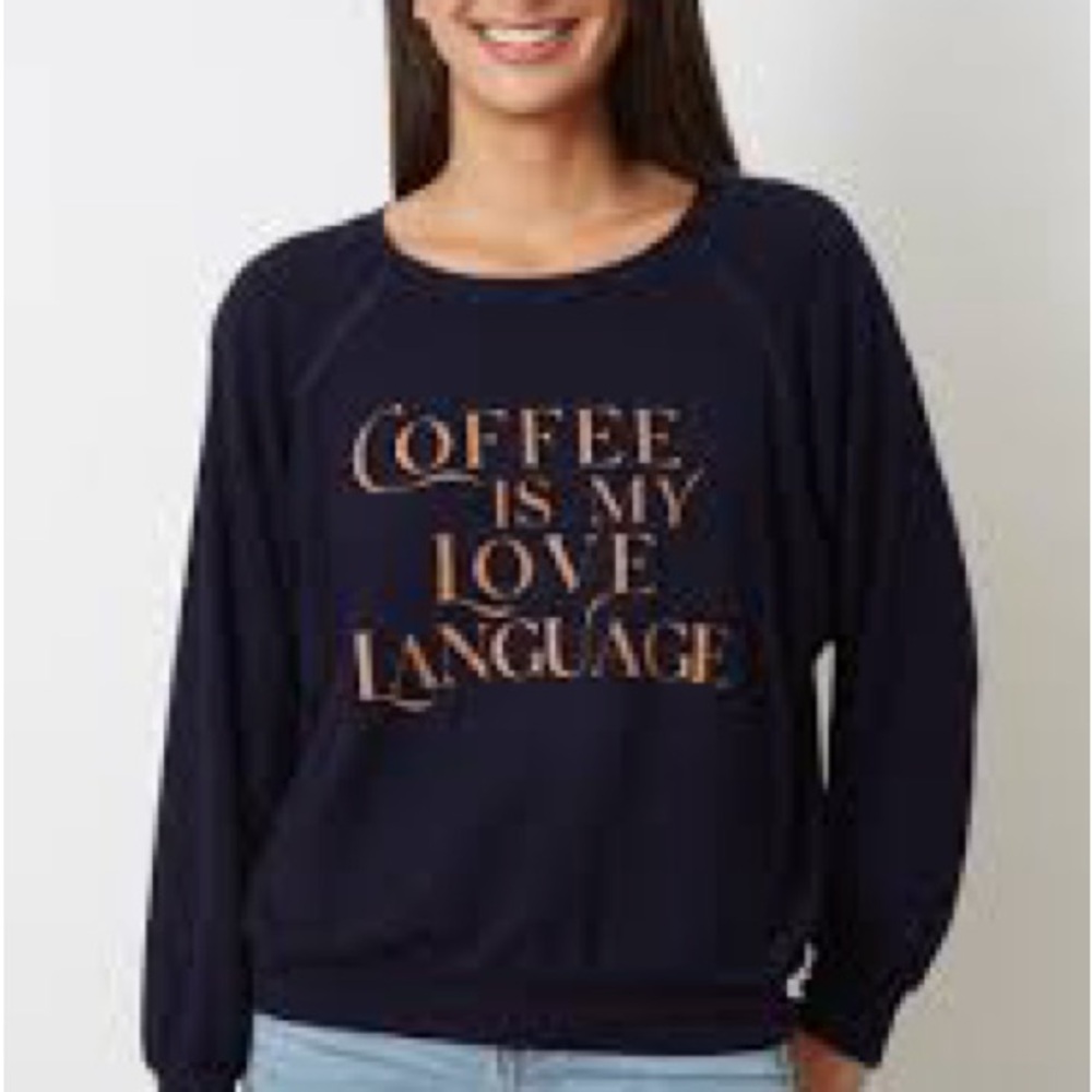 good hYOUman Navy Crewneck Sweatshirt
